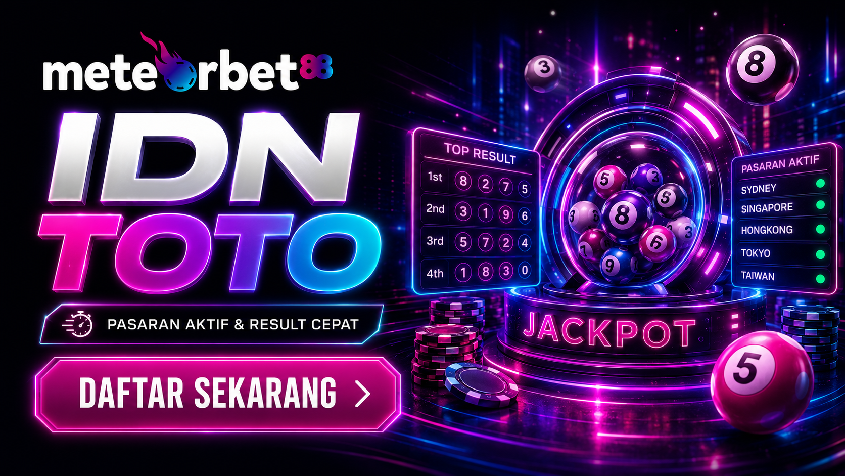Meteorbet IDN Toto Banner